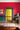 Seinämaali Cape Red ja Mid Azure Green. Ovimaali Trumpet