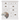 Chest of Drawers with 13 Drawers | 90 x 35 x 97 cm | Classic Collection