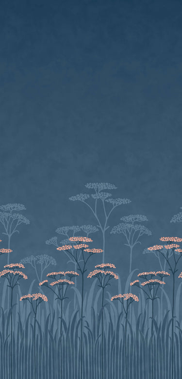 Achillea Nighttide | non-woven tapetti | National Trust Papers