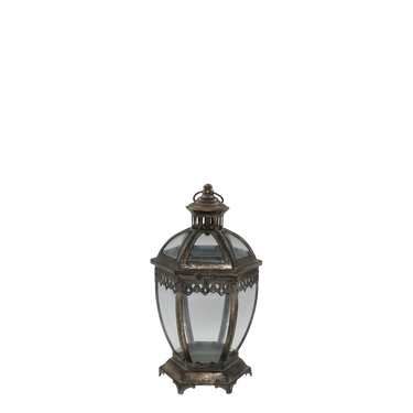 Antiikkikullan sävyinen kynttilälyhty | Ø22,5 x 40 cm-Chic Antique-Sasu’s sisustus- ja huonekaluliike
