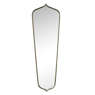Antiikkimessinkinen peili | K100cm | Brass-Chic Antique-Sasu’s sisustus- ja huonekaluliike