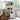 Display Cabinet w. glass doors & shelves H170/L97/W41 cm antique cream