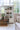 Display Cabinet w. glass doors & shelves H170/L97/W41 cm antique cream