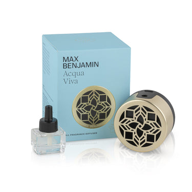 Aromaterapeuttinen verkkovirralla toimiva diffuuseri ja huonetuoksu 15ml | Acqua Viva-Max Benjamin-Sasu’s sisustus- ja huonekaluliike