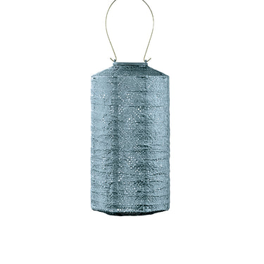 Aurinkokennolyhty Ø18cm | Siniharmaa | Topaze Cylinder-Lumiz-Sasu’s sisustus- ja huonekaluliike