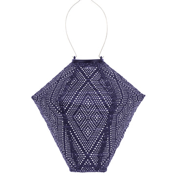 Aurinkokennolyhty Ø28cm | Violetti | Ikat Diamond-Lumiz-Sasu’s sisustus- ja huonekaluliike