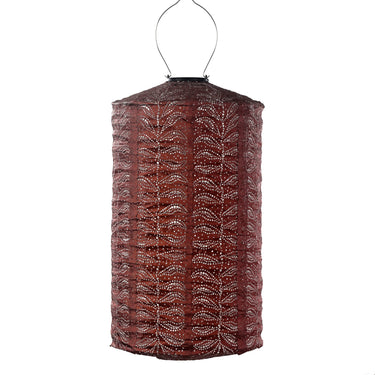 Aurinkokennolyhty Ø28cm | Kupari | Folia Cylinder-Lumiz-Sasu’s sisustus- ja huonekaluliike
