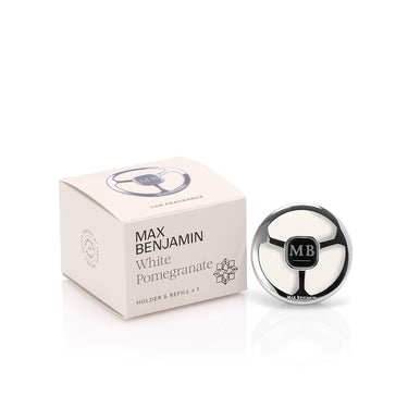 Autotuoksu ja pidike | Car Fragrance Dispenser - White Pomegranete-Max Benjamin-Sasu’s sisustus- ja huonekaluliike