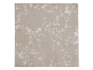 Beige paperiservetti 20 kpl | 33 x 33 cm-Chic Antique-Sasu’s sisustus- ja huonekaluliike