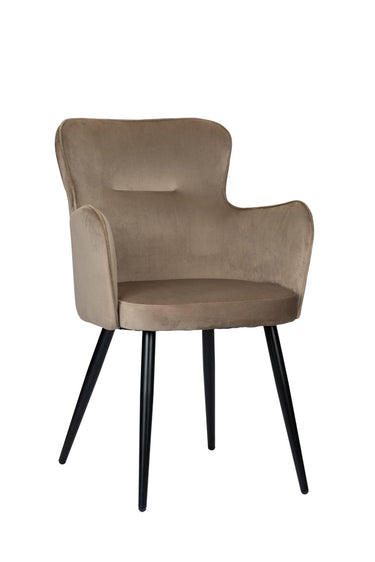 Beige tuoli | Samettikangas | Wing