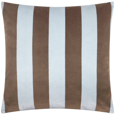 Blueberry Muffin -sävyinen raidallinen jacquard-sisustustyynyliina | 45 x 45 cm | The Ultimate Stripe-Riva Home-Sasu’s sisustus- ja huonekaluliike