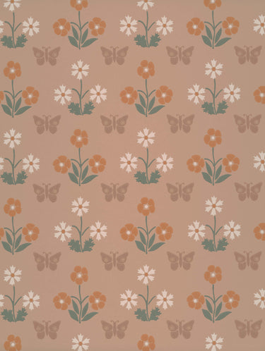 Burges Butterfly Masquerade | non-woven tapetti | National Trust Papers IV-Little Greene-Sasu’s sisustus- ja huonekaluliike