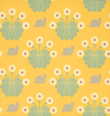Burges Snail Lemon | non-woven tapetti | National Trust Papers II