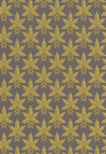 Clutterbuck Corinthian Gold | non-woven tapetti | National Trust Papers
