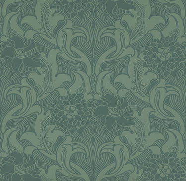 Dahlia Scroll Tea With Florence | non-woven tapetti | National Trust Papers III
