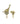 Dean Dinosaur Hook Set Gold Shiny | 9 x 6,5 x 2,5 cm / 10 x 7 x 2,5 cm
