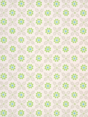 Ditsy Block Phthalo | non-woven tapetti | National Trust Papers IV