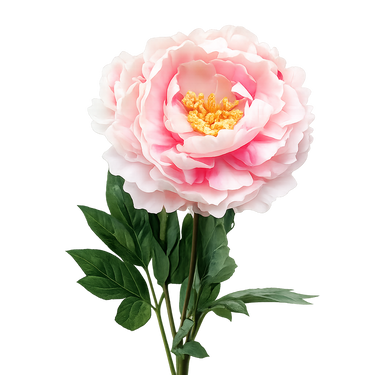 Hennon vaaleanpunainen pioni-kestokukka | ⌀12 x 72 cm-Mezu Silk Flowers-Sasu’s sisustus- ja huonekaluliike