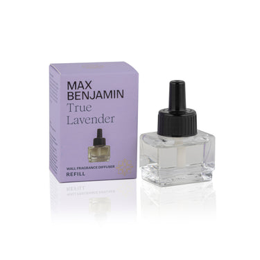 Huonetuoksu täyttöpakkaus 15ml verkkovirralla toimivaan diffuuseriin | True Lavender-Max Benjamin-Sasu’s sisustus- ja huonekaluliike