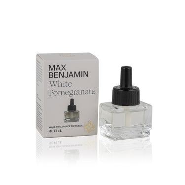 Huonetuoksu täyttöpakkaus 15ml verkkovirralla toimivaan diffuuseriin | White Pomegranate-Max Benjamin-Sasu’s sisustus- ja huonekaluliike