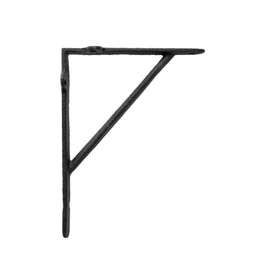 Hyllynkannatin rautaa | Antiikkimusta | 17,5 x 23 cm | Industrial-Chic Antique-Sasu’s sisustus- ja huonekaluliike