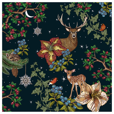 Joulukortti | 15x15 cm | Oh Deer-Nadja Wedin design-Sasu’s sisustus- ja huonekaluliike
