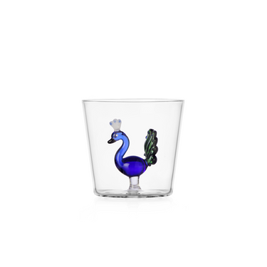 Juomalasi "Blue peacock" | 34 cl | Animal Farm Collection-Ichendorf Milano-Sasu’s sisustus- ja huonekaluliike
