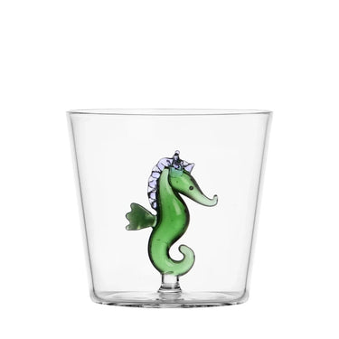 Juomalasi "Green Seahorse" | 35cl | Marine Garden Collection-Ichendorf Milano-Sasu’s sisustus- ja huonekaluliike