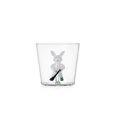 Juomalasi "Ice hockey rabbit" | 34 cl | Snow games-Ichendorf Milano-Sasu’s sisustus- ja huonekaluliike
