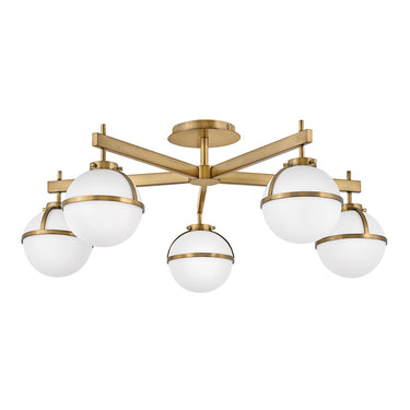 Kattovalaisin antiikkimessinki | Kylpyhuoneeseen | ⌀81,3 x 30,5 cm | Hollis | (IP44)-Hinkley Lighting-Sasu’s sisustus- ja huonekaluliike