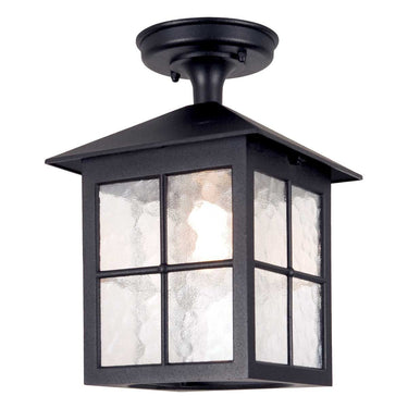 Kattovalaisin musta | Ulkokäyttöön | ⌀18,5 x 28 cm | Winchester | (IP23)-Elstead Lighting-Sasu’s sisustus- ja huonekaluliike