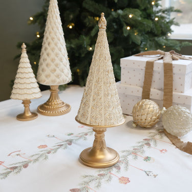 Noël Christmas Tree H32/L11/W10 cm antique cream