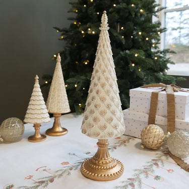 Noël Christmas Tree H42/L12/W12 cm antique cream