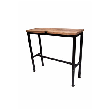 Kierrätystiikkinen puunvärinen baaripöytä | 120 x 40 x 110cm | Pienza-Design by Sasu's-Sasu’s sisustus- ja huonekaluliike