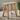 Kierrätystiikkinen puunvärinen jakkara | 45.5 x 20 x 46cm | Stool