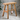 Kierrätystiikkinen puunvärinen jakkara | 45.5 x 20 x 46cm | Stool