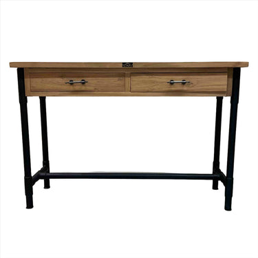 Kierrätystiikkinen puunvärinen konsolipöytä | 115 x 38x 77cm |Anzio-Design by Sasu's-Sasu’s sisustus- ja huonekaluliike