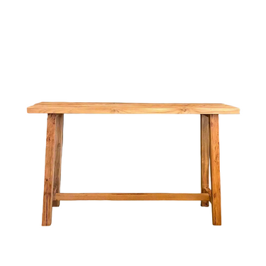 Kierrätystiikkinen puunvärinen konsolipöytä | 90 x 30 x 74cm | Jasmine-Design by Sasu's-Sasu’s sisustus- ja huonekaluliike