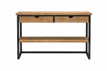 Kierrätystiikkinen puunvärinen konsolipöytä | 120 x 40 x 80cm | Anjo-Design by Sasu's-Sasu’s sisustus- ja huonekaluliike