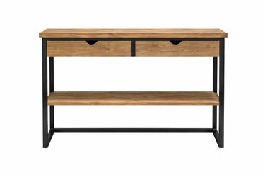 Kierrätystiikkinen puunvärinen konsolipöytä | 120 x 40 x 80cm | Anjo-Design by Sasu's-Sasu’s sisustus- ja huonekaluliike