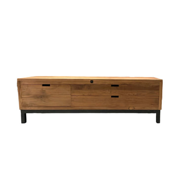 Kierrätystiikkinen puunvärinen lipasto | 150 x40x 48cm | Cedrik-Design by Sasu's-Sasu’s sisustus- ja huonekaluliike