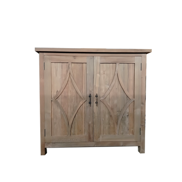 Kierrätystiikkinen puunvärinen senkki puuovilla | 100x39x94cm | Verona-Design by Sasu's-Sasu’s sisustus- ja huonekaluliike