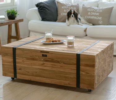Kierrätystiikkinen sohvapöytä | 110 x 72 x 40cm | Blok-Design by Sasu's-Sasu’s sisustus- ja huonekaluliike