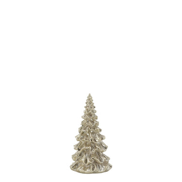 Kimalteleva joulukuusi pöytäkoriste samppanja | ⌀8 x 15 cm-Chic Antique-Sasu’s sisustus- ja huonekaluliike