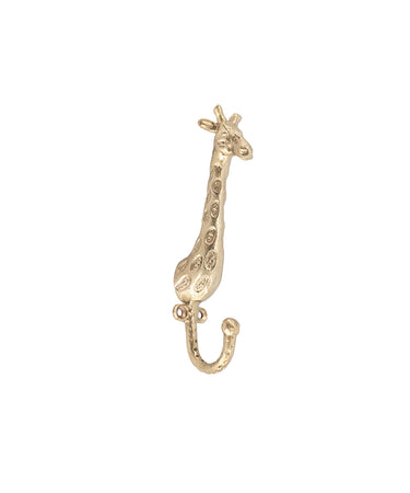 Gloria Baby Giraffe Hook Gold Matt | 14,5 x 3 x 4,2 cm