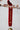 Anniversary Christmas Bauble w. velvet ribbon D8 cm cherry