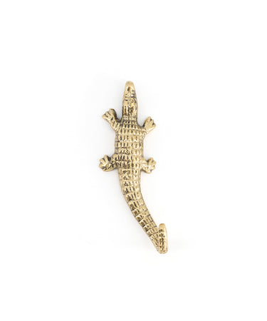 Chewy Crocodile Hook Small Antique Shiny | 3 x 11 x 1 cm