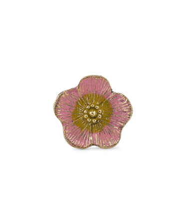 Faye Flower Knob Pink