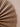 Fan bamboo for deco H49/D32 cm caramel