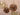 Fan bamboo for deco H53/D42 cm caramel